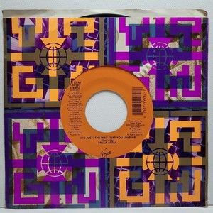 Paula Abdul ‎45 (It's Just) The Way That You Love Me on Virgin EX Synth Pop